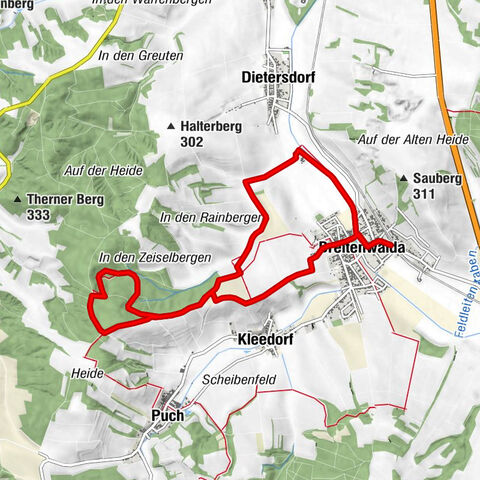 »tut gut« Wanderweg Breitenwaida | Route 2