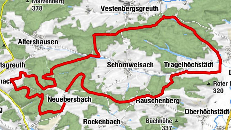 Schöne Tour für Jung und Alt. Start und Ende ist bei Neuebersbach