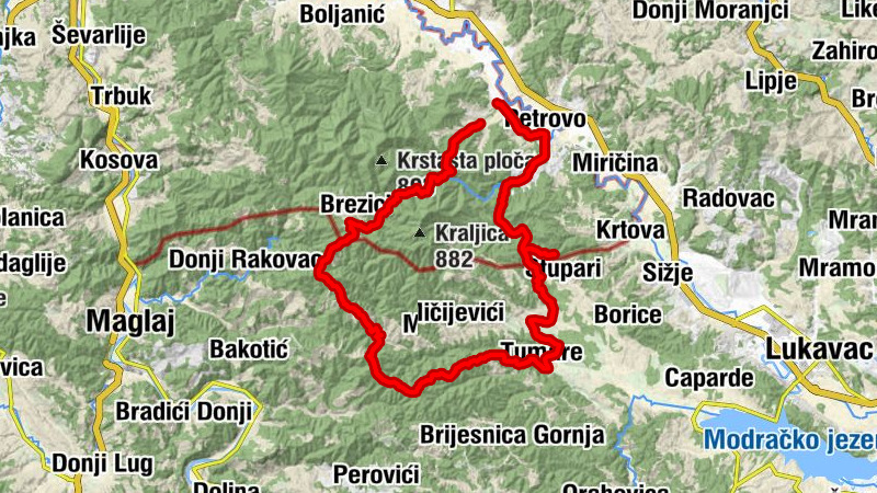 Petrovo Brdski biciklizam (eBike)