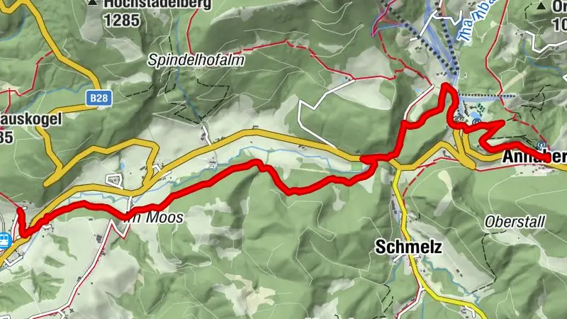 Zubringer Mariazellerbahn-Strecke