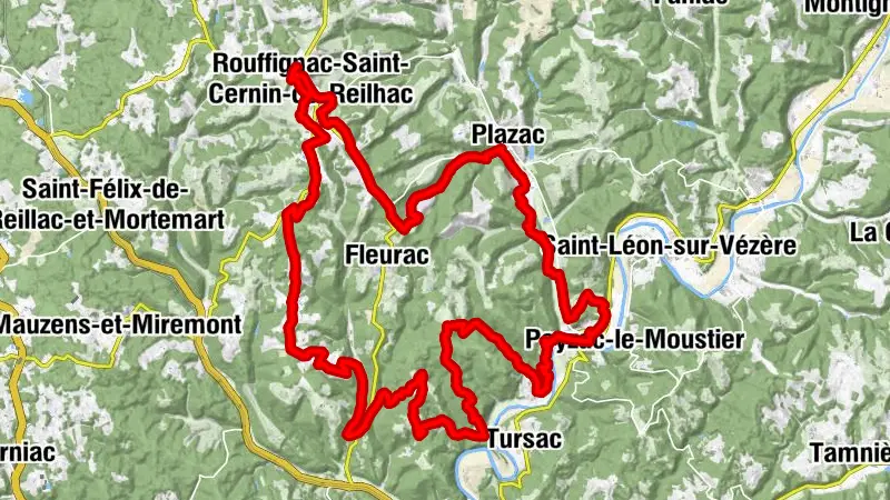 Boucle VTT Rouffignac-Le Moustier (N°5)