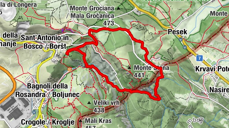 San Dorligo della Valle Escursionismo