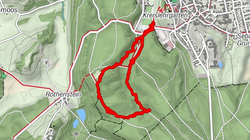 Dachsweg Bad Grönenbach, Bayern/Deutschland