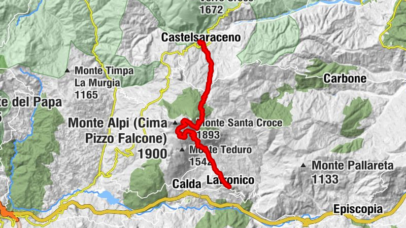 Latronico -castelsaraceno.gpx
