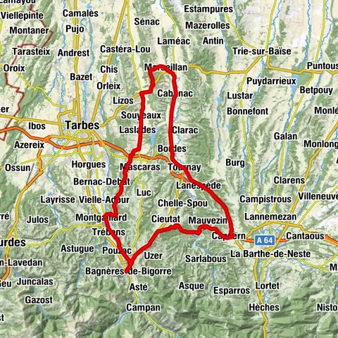 Die Ebene und die Hänge von Tournay