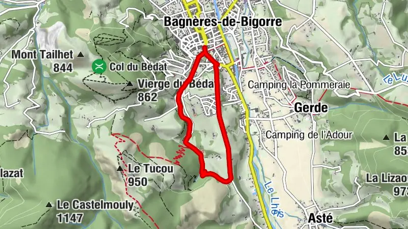 Das Vallon du Salut und die Alleen Maintenon