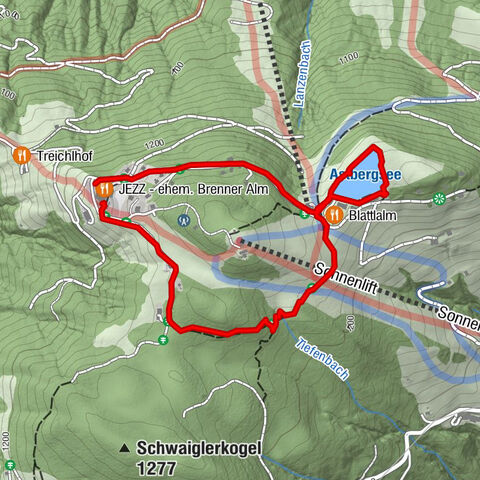 Brenneralm-Astbergsee Kurzrunde