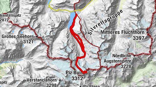 Hochtour auf den höchsten Gipfel Vorarlbergs, den Piz Buin (3.312 m)