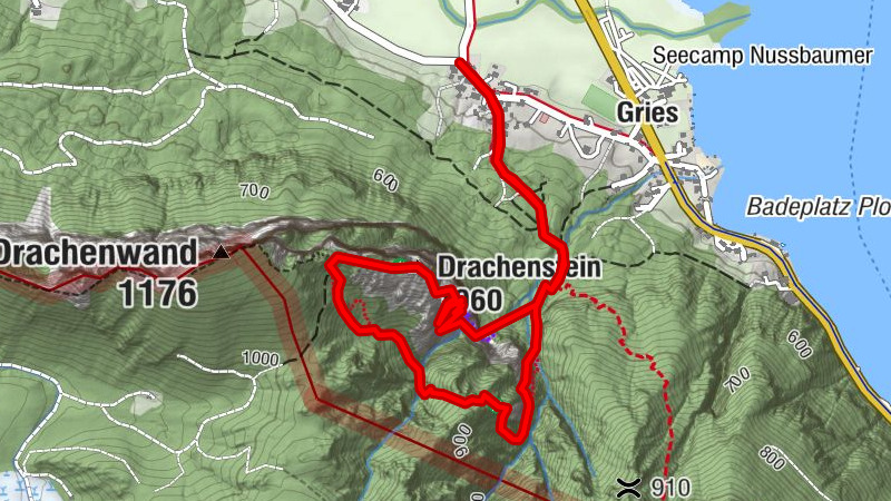 Klettersteig Drachenwand