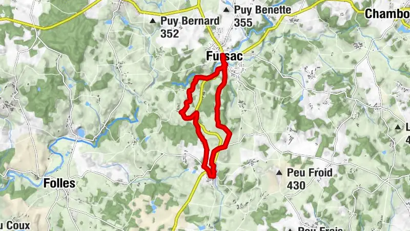 Circuit pédestre n° FC5 De la Gartempe aux Templiers