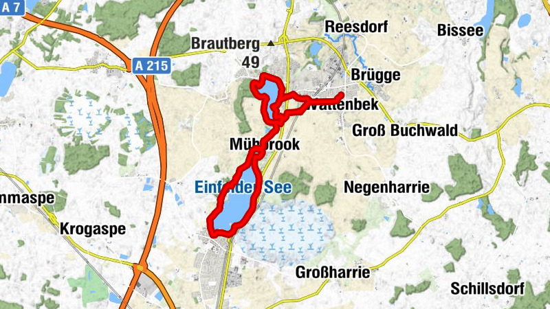 Doppel Acht Einfelder und Bordesholmer See