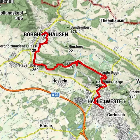 Weg für Genießer - Etappe Halle-Borgholzhausen