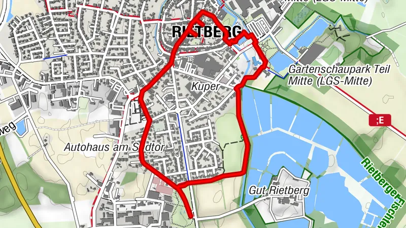 Brückenheiliger Johannes Nepomuk - Prozessionsweg