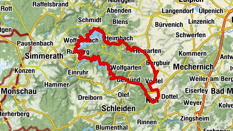 Rureifel: Eifel-Höhen-Route (Etappen 3a+3b)