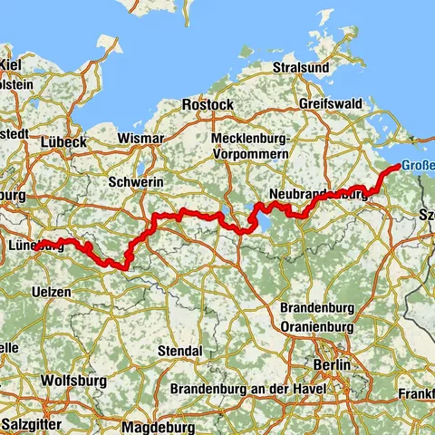 Elbe-Oderhaff Radweg