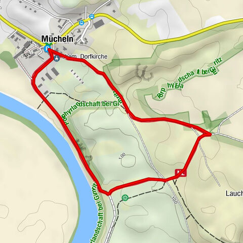 Unterwegs auf dem Naturlehrpfad Porphyrlandschaft Wettin / Gimritz