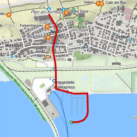 Thalasso Weg zur Seebrücke