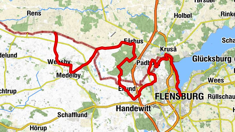 Grenzroute: Etappe 3 - Weesby nach Flensburg