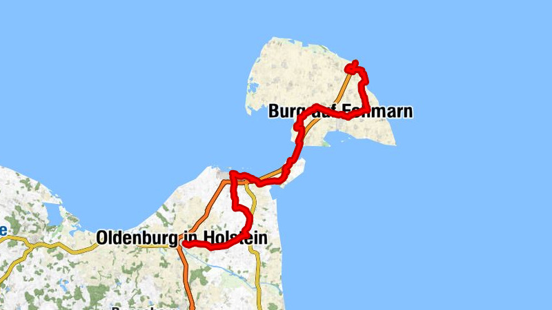 Radfahren auf dem Mönchsweg - Etappe 10 (58 km)