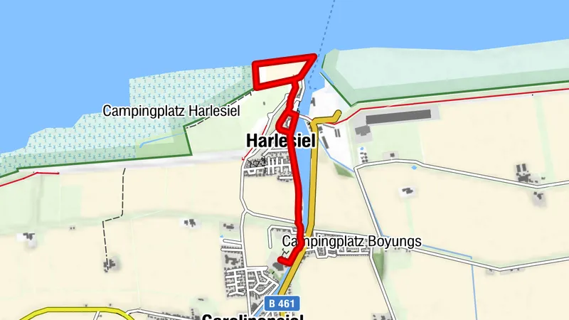 Terrain-Thalasso-Kurweg 1 Nordseeheilbad Carolinensiel-Harlesiel
