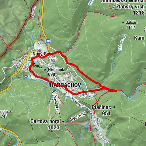 Disway Trails - Barrierefreie Route in Harrachov
