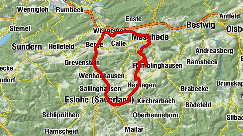 SauerlandRadring: HenneseeSchleife