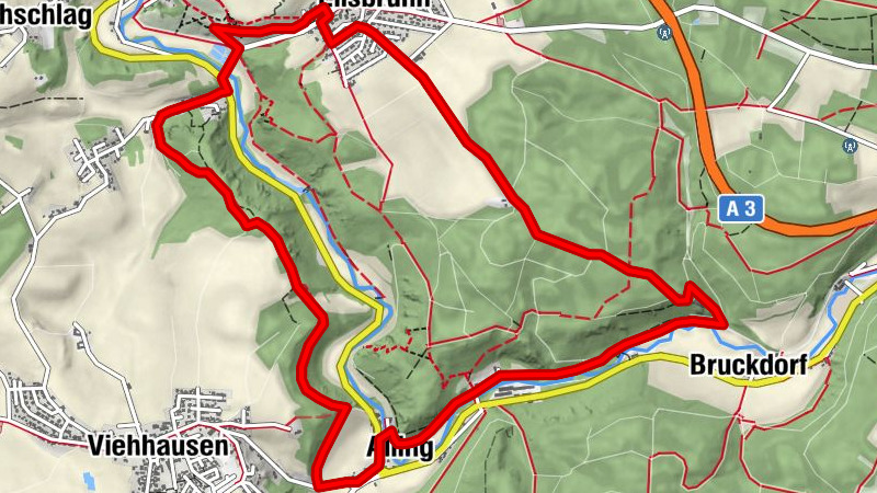 Schwarze-Laber-Schlaufe am Jurasteig