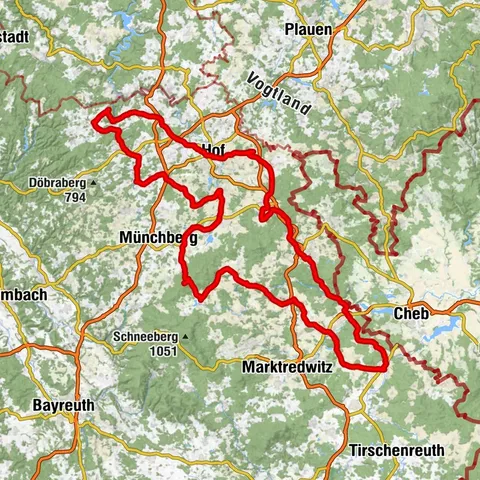 Kulturweg der Vögte - Etappe 7 (Rund um Hof)