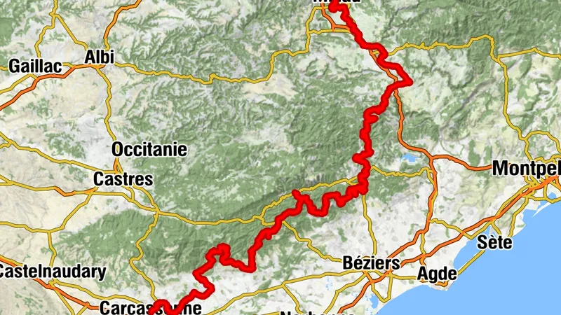 VON MILLAU NACH CARCASSONNE MIT DEM MTB AUF DER GTMC UND DER PASSA MERIDIA