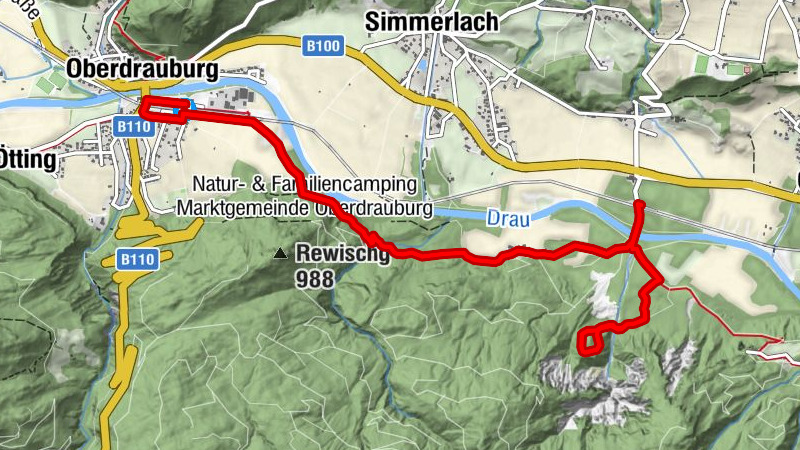 Oberdrauburg - Irschen Kurztour