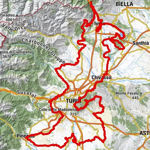 CAT - Radfahren rund um Turin