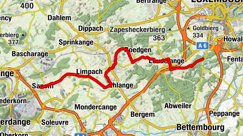 Minett Cycle Preview Segment: Sanem-Kockelscheuer