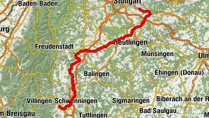Ursprünglicher Neckar
