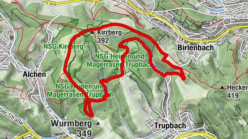 Naturerlebniswege auf der Trupbacher Heide