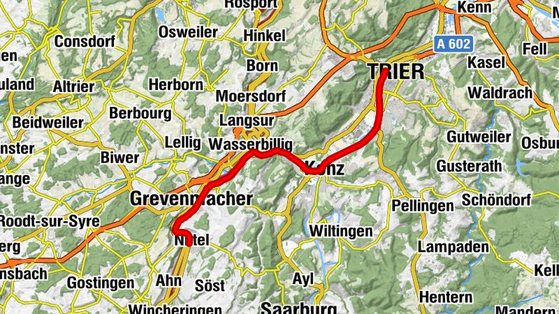 Mosel Cycle Path Section 2: From Nittel to Trier