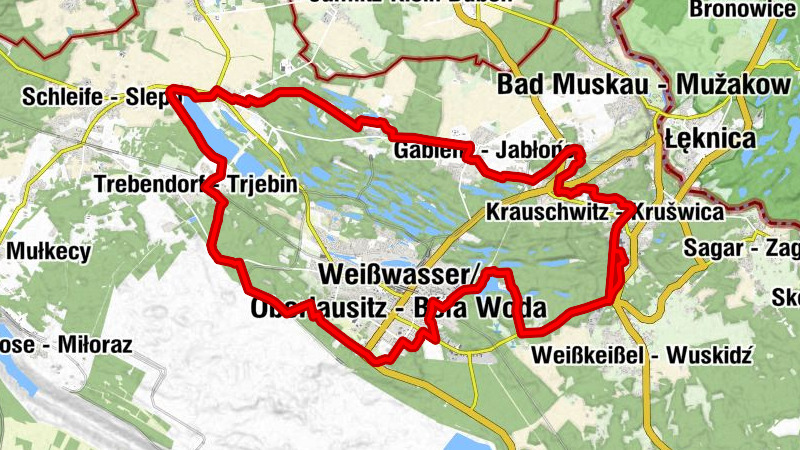 Rund um Weißwasser/O.L. (Tour 4 im Landkreis Görlitz)