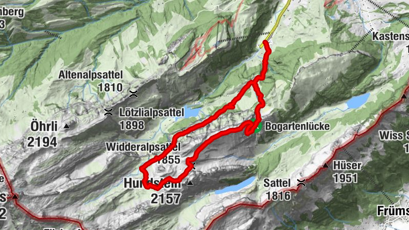 Von Wasserauen über Bogartenlücke und Marwees zur Meglisalp