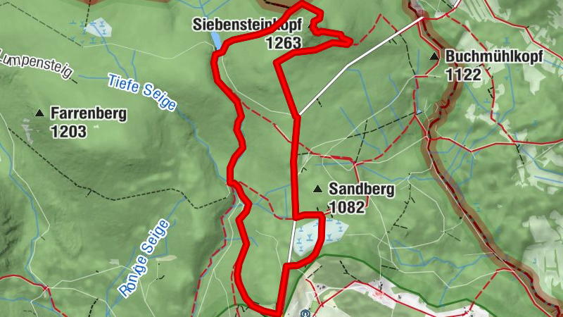 Auf den winterlichen Siebensteinkopf