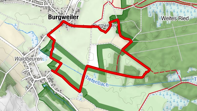 Landschaftliche Vielfalt am Riedlehrpfad Burgweiler