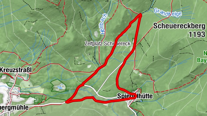 Winterwanderung zum Hirschgehege Scheuereck