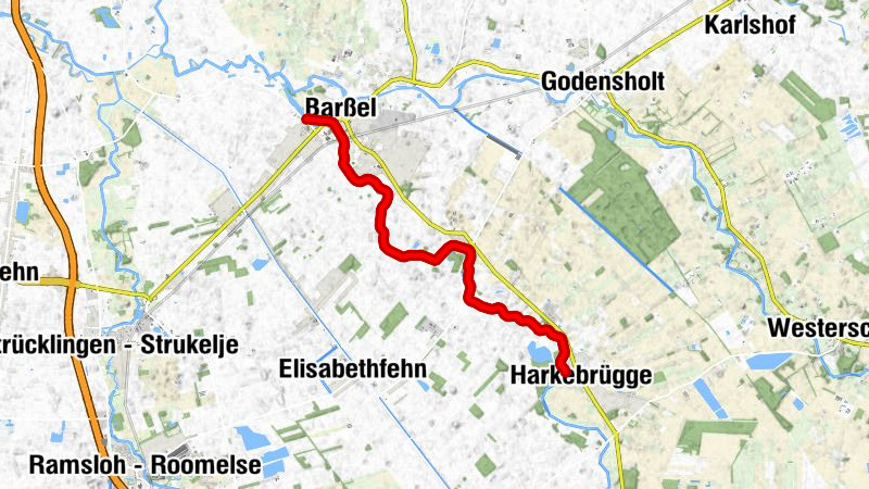 Kanutour von Barßel nach Harkebrügge