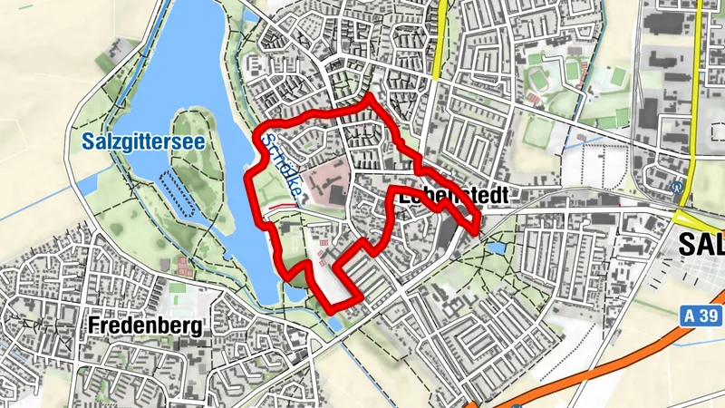 Stadtrundgang Salzgitter-Lebenstedt mit Start und Ziel Hotel am See