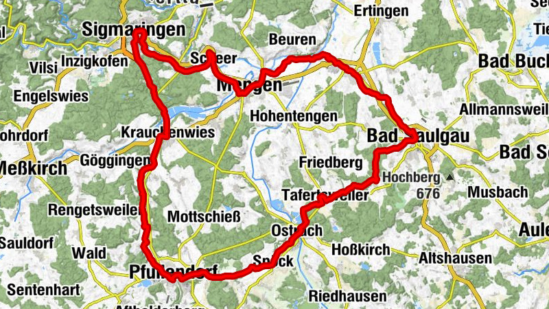 Drei Städte Radtour