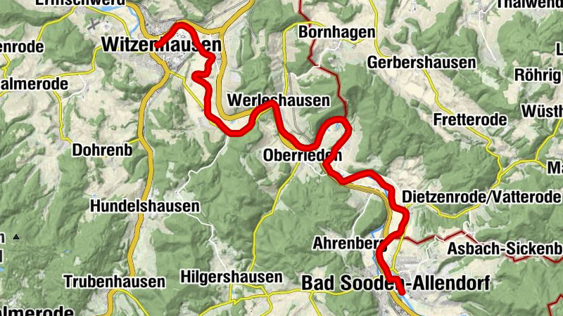 Werra: Bad Sooden-Allendorf - Witzenhausen