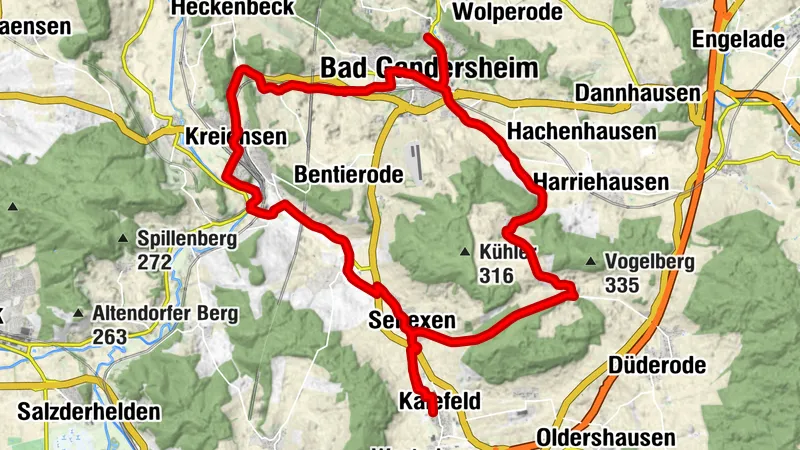 Tour 3 - Gande "Bibelgarten"-Kalefeld-Leine