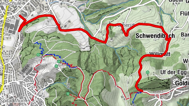 Goldiwheel Trail climb