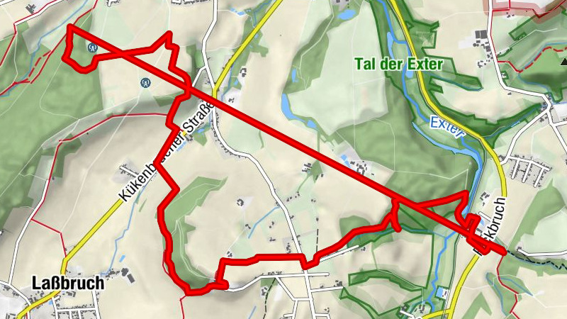 Weg der Blicke Etappe 5, Länge 8,2 km
