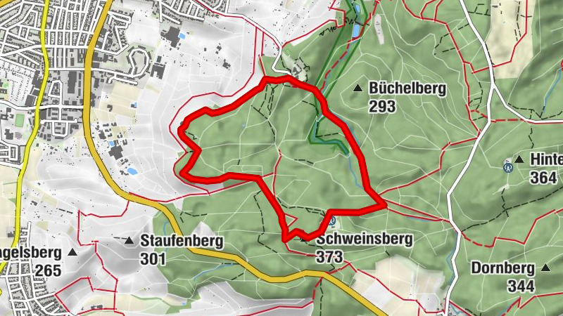 Rundwanderweg 5 - Gaffenberg - Schweinsberg - Köpfertal