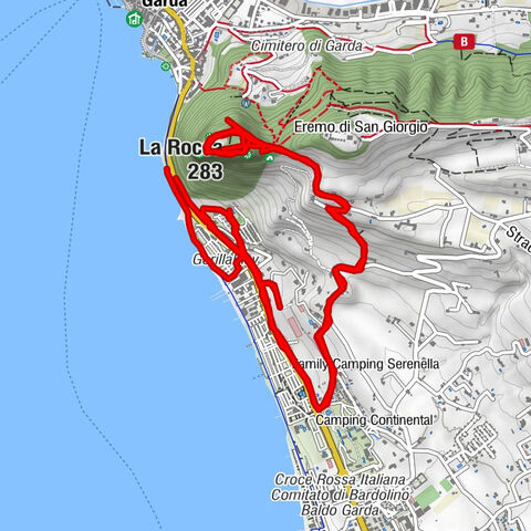 Wanderung auf den Rocca von Garda - Grandioso !