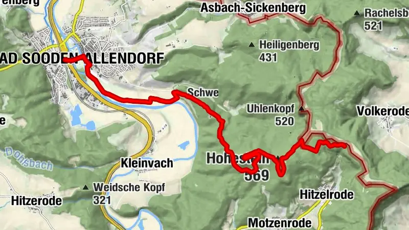 X5 H (6) Bad Sooden-Allendorf-Hessische Schweiz